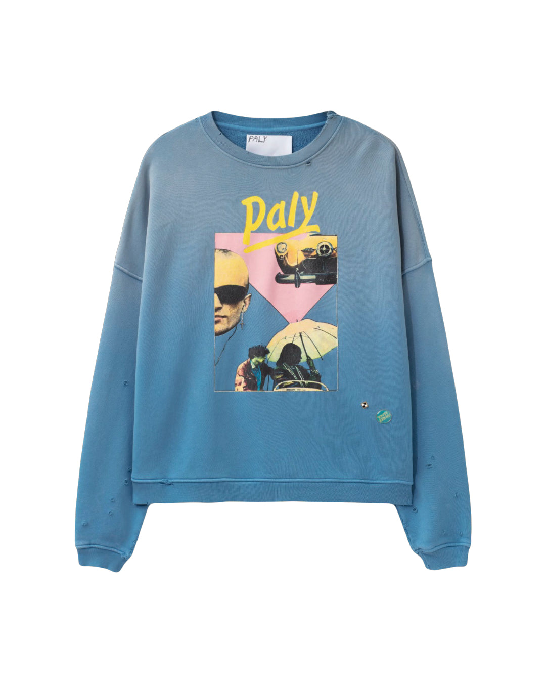 Paly Still Life Crewneck Blue