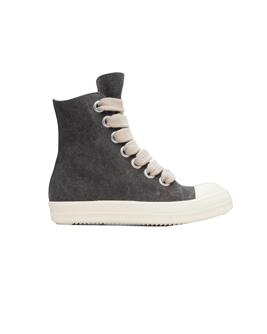 Rick Owens DRKSHDW Jumbo Lace Canvas High Gravel/Milk