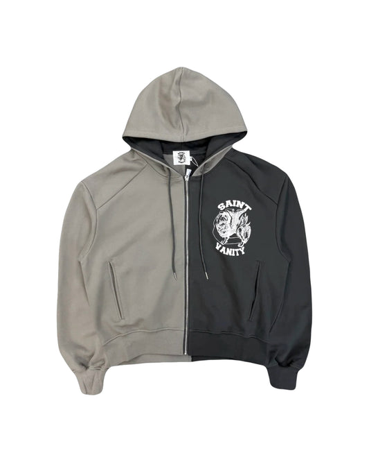 Saint Vanity What The Zip-Up Grey/Black