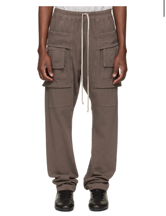Rick Owens DRKSHDW Pants Creatch Wide Cargo Dust