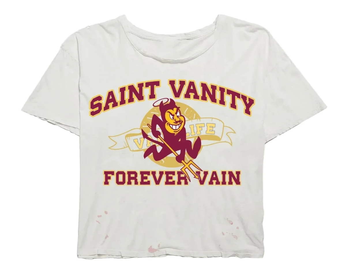 Saint Vanity Sun Devil T-Shirt White