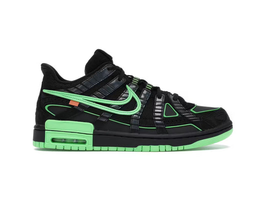 Off White Rubber Dunk Green Strike