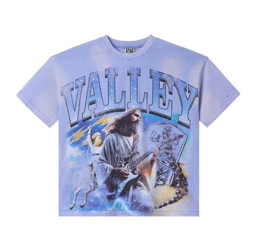 Vale Forever Holy Metal Bling T-Shirt Periwinkle