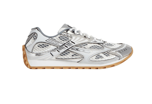 Bottega Veneta Orbit White Silver