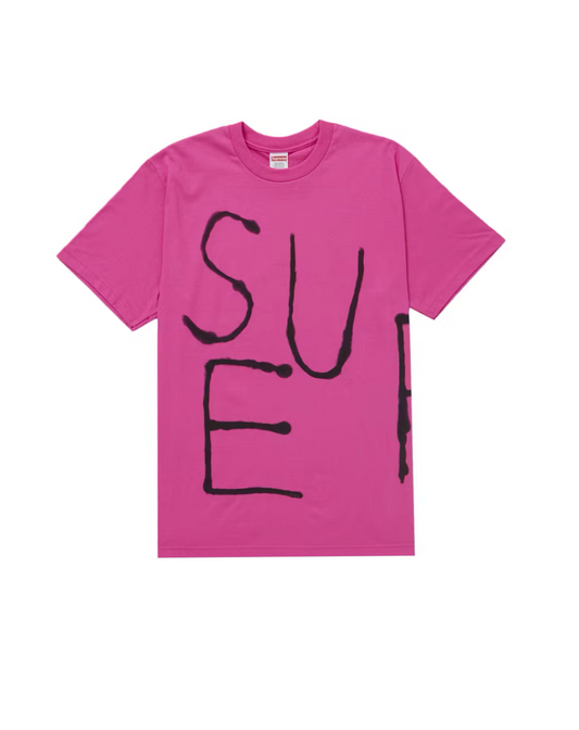Supreme Painted T-Shirt Fuchsia