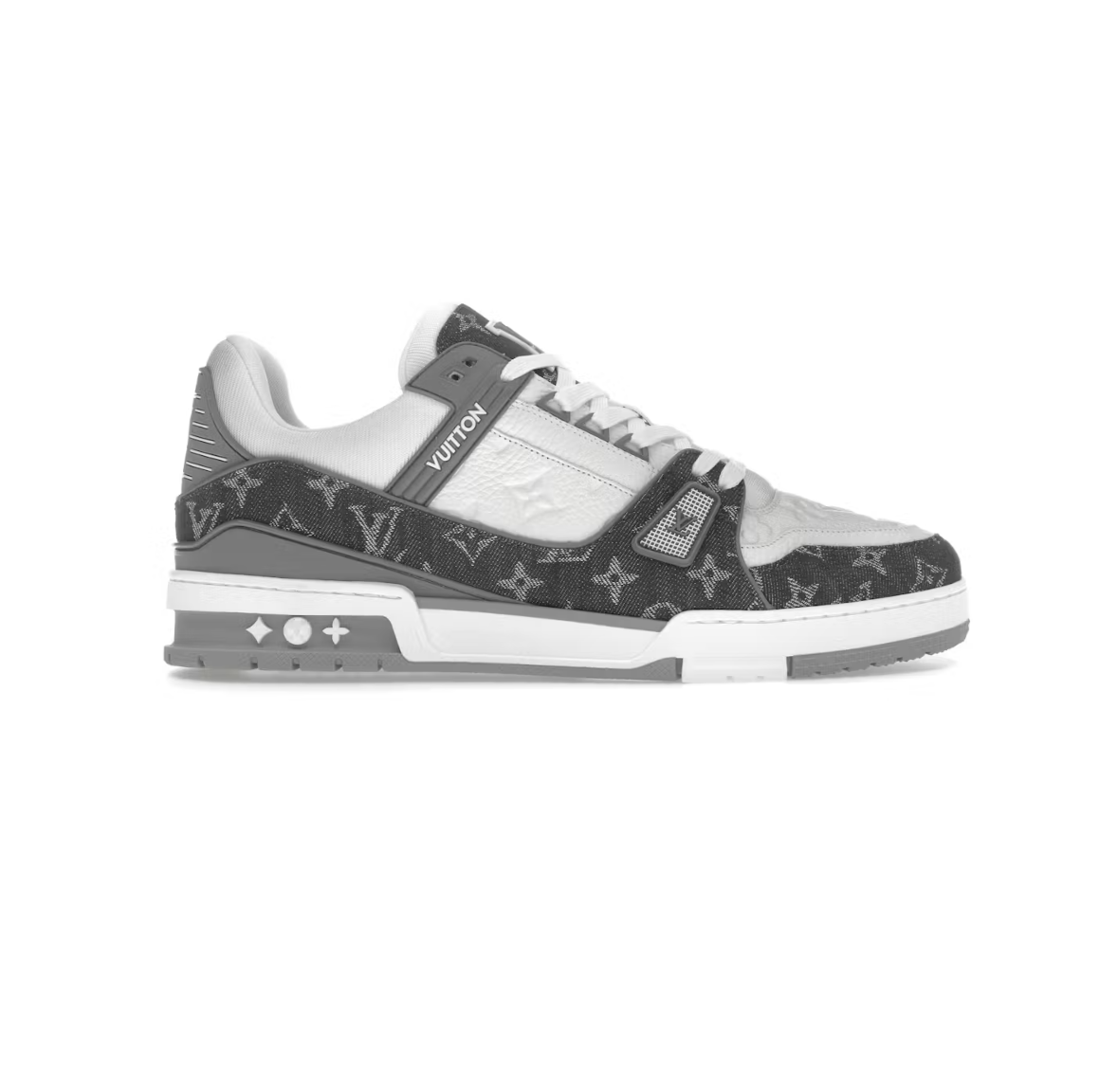 Louis Vuitton Trainer Monogram Denim Grey/White