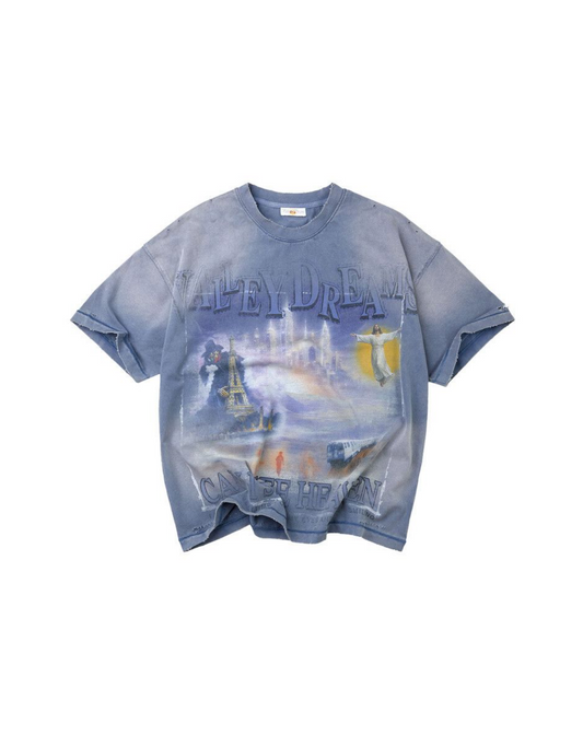 Vale Forever Can I See Heaven T-Shirt Blue