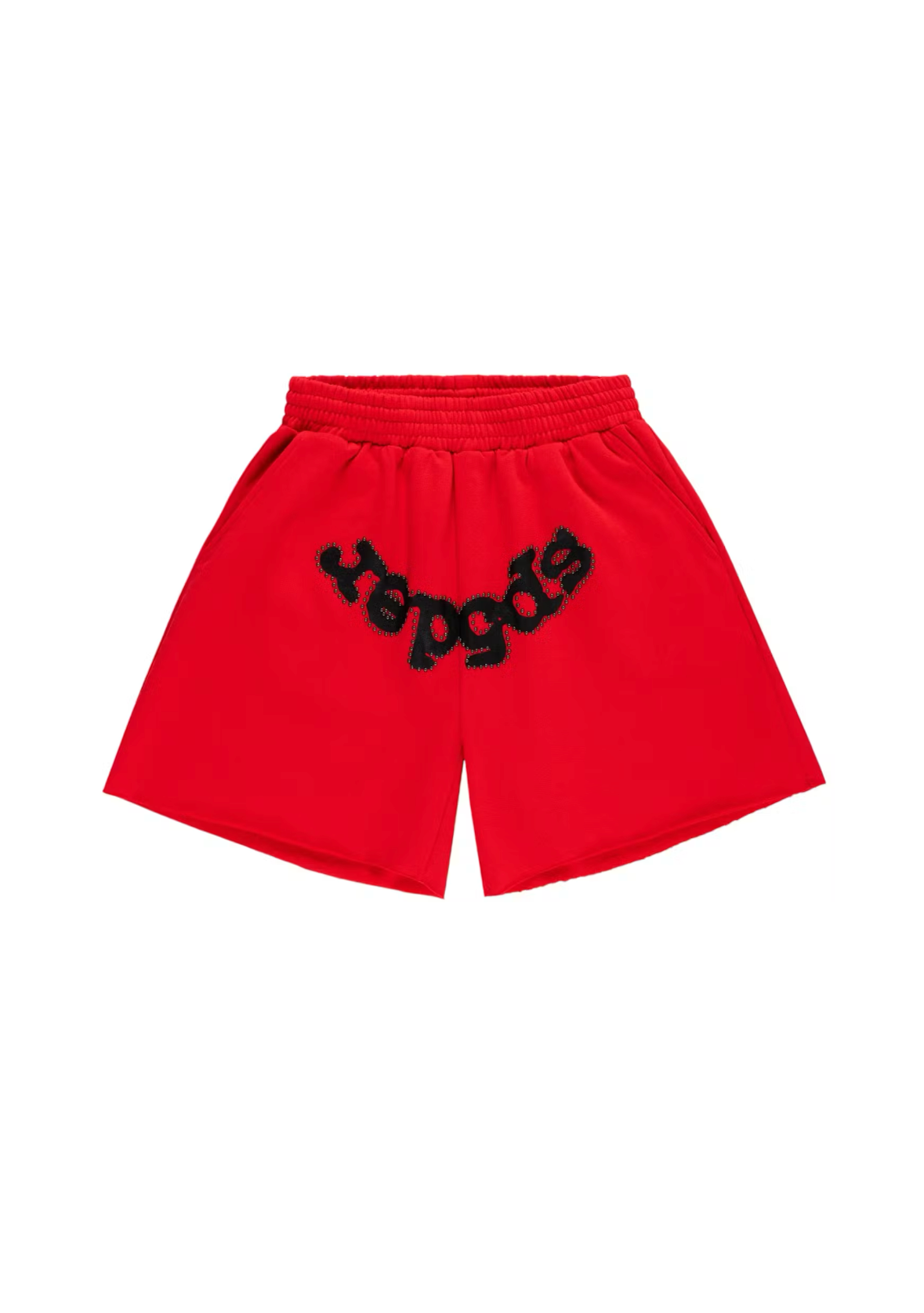Sp5der OG Studded Shorts Red