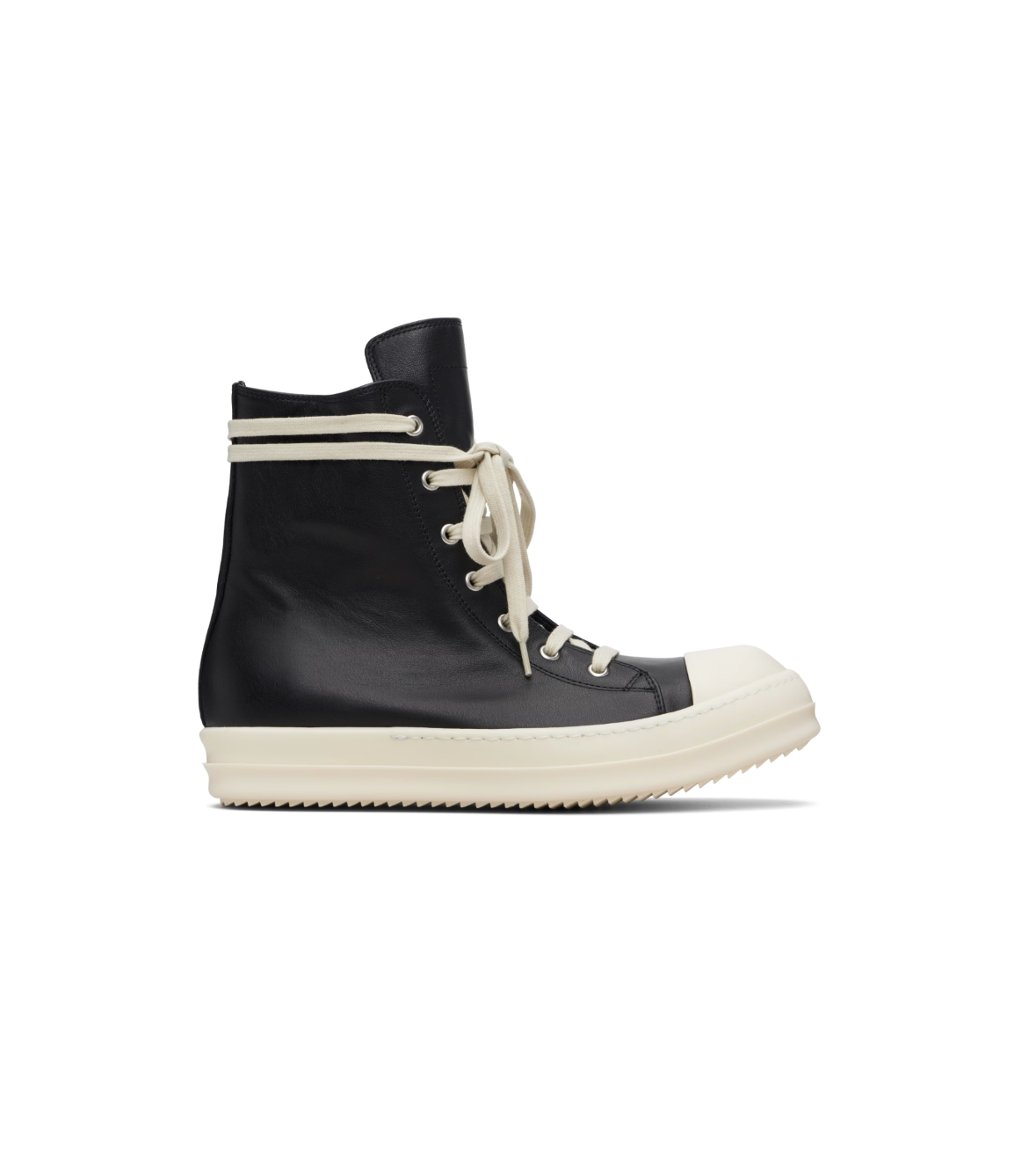 Rick Owens Ramone Leather High Black/Milk (NO BOX)