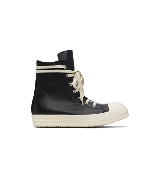 Rick Owens Ramone Leather High Black/Milk (NO BOX)
