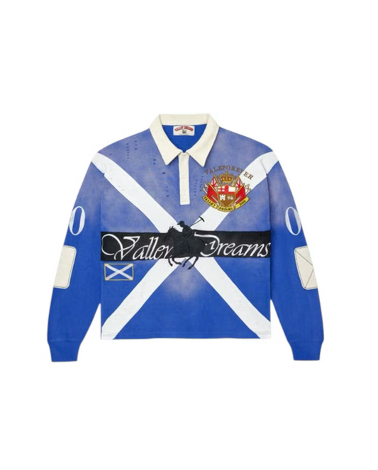 Vale Forever Legacy Polo Long Sleeve Blue