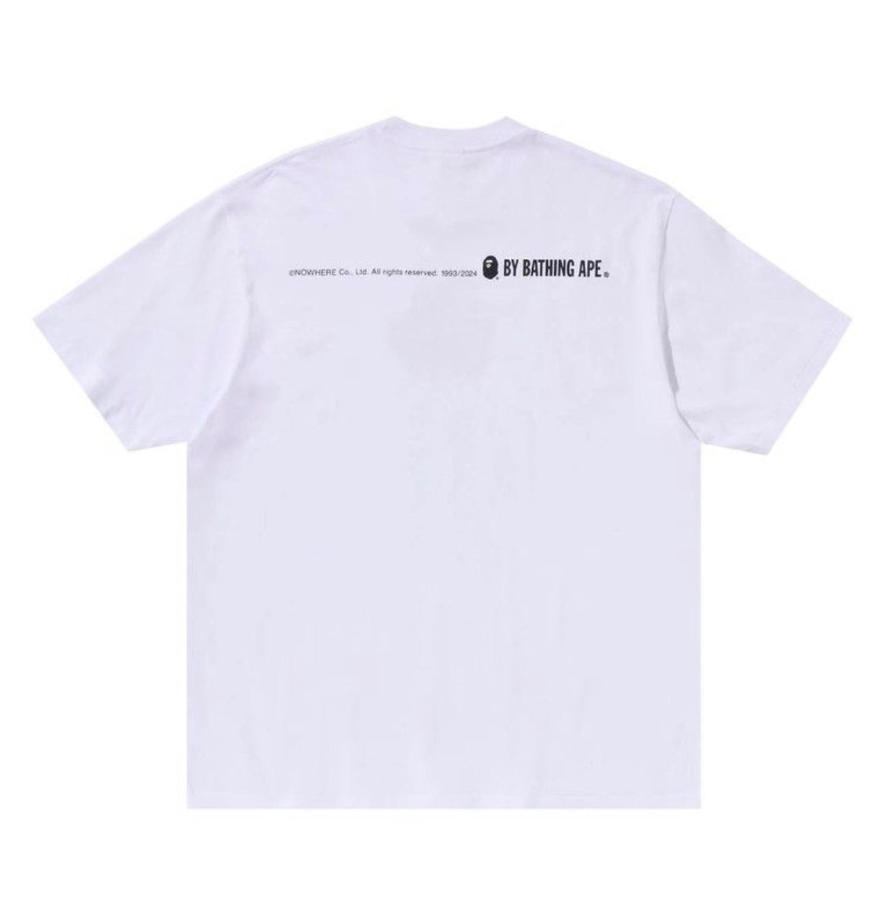 Bape Graffiti Logo Relaxed Fit T-Shirt White