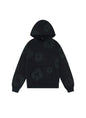 Denim Tears Cotton Wreath Hoodie Monochrome Black