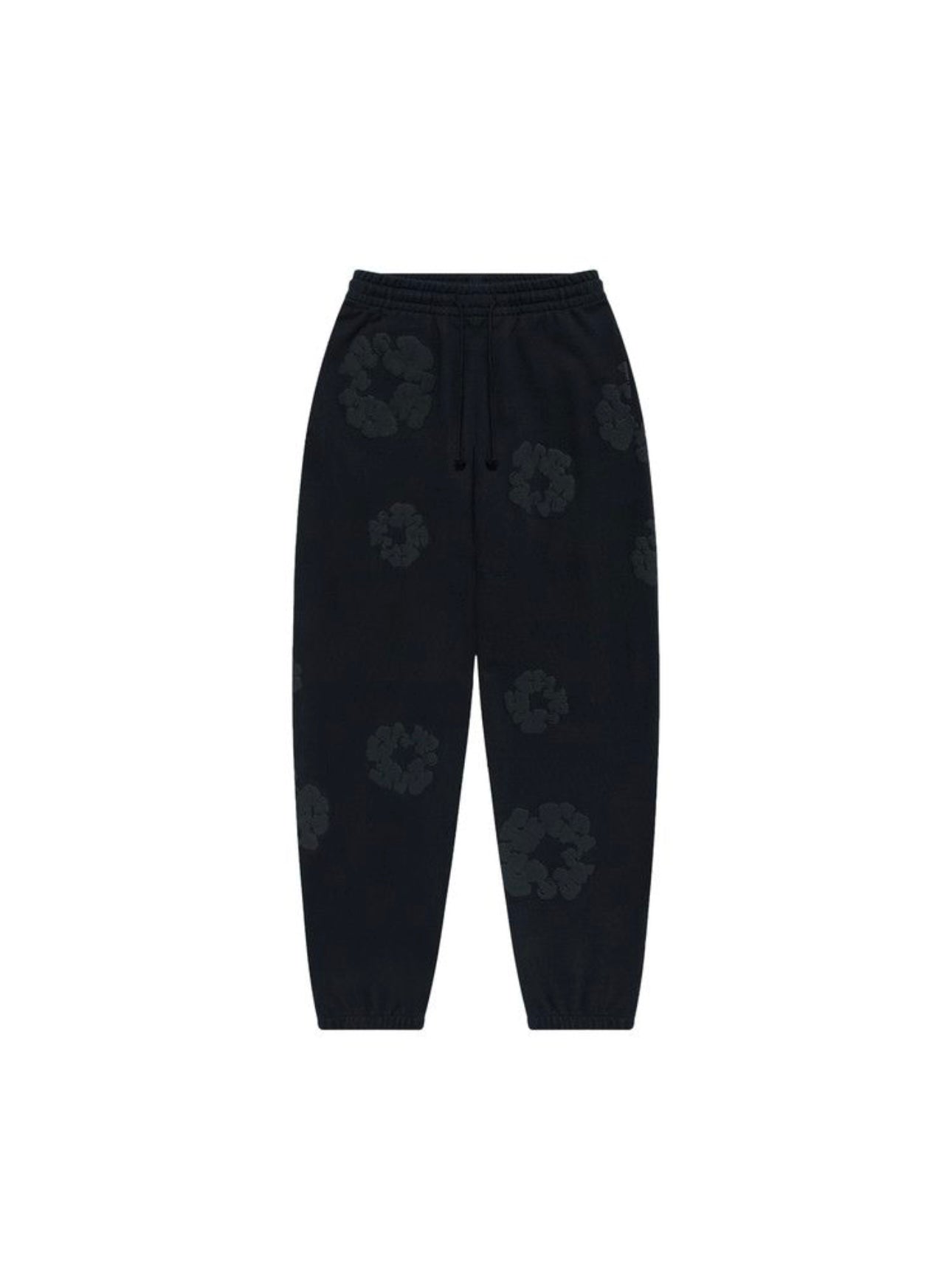 Denim Tears Cotton Wreath Sweatpants Monochrome Black