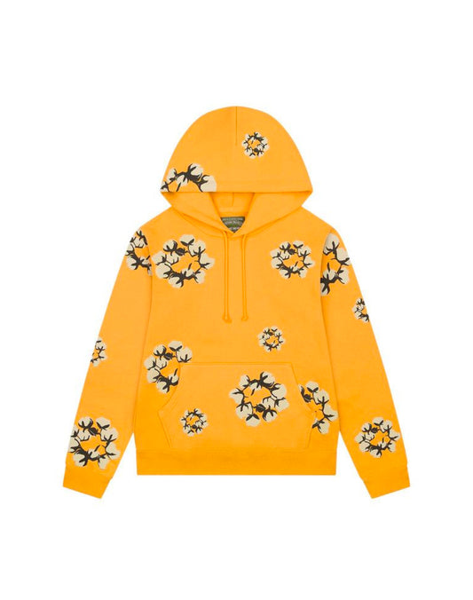 Denim Tears CPFM Wreath Hoodie Yellow