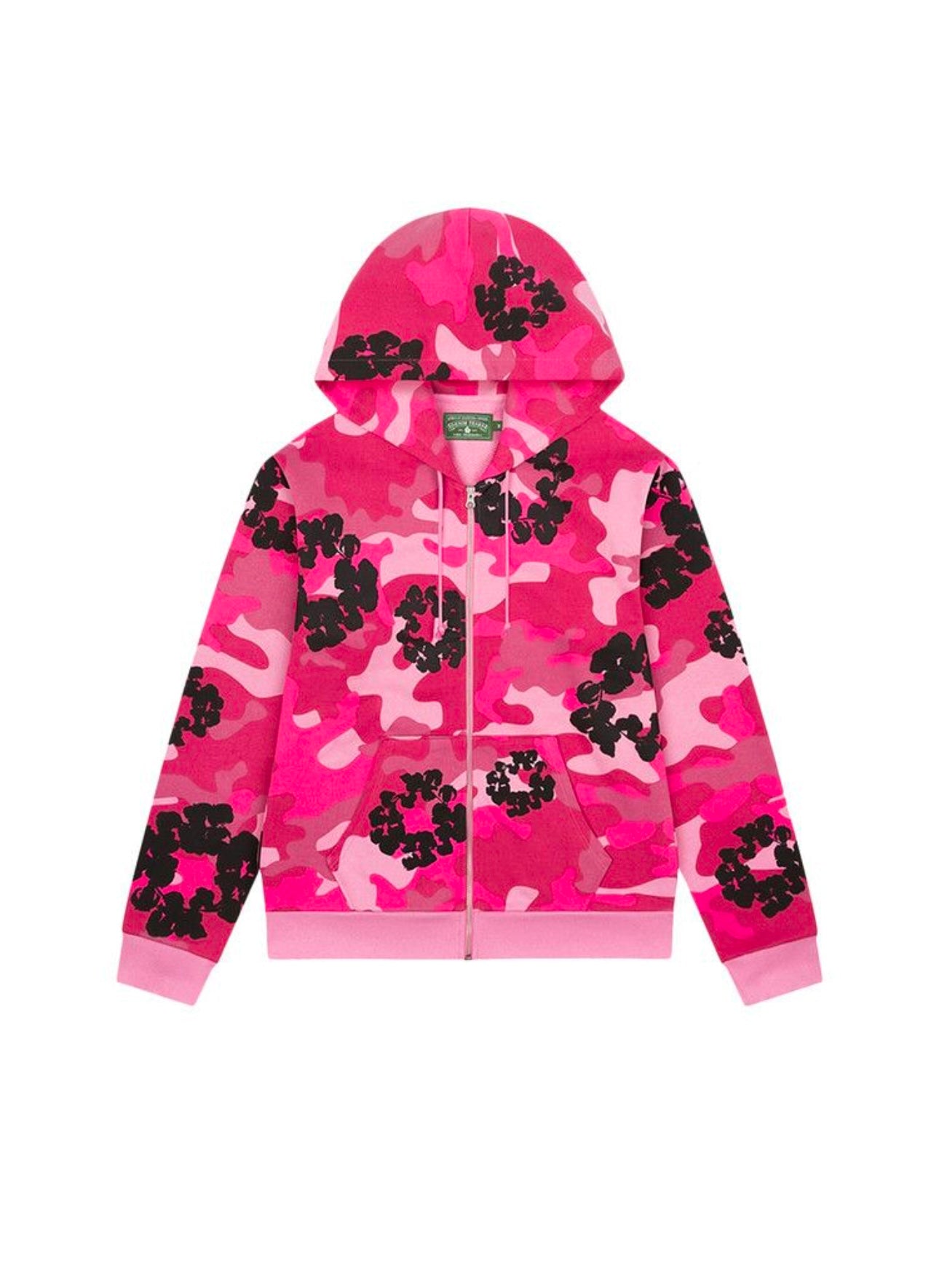 Denim Tears Camo Wreath Hoodie Pink