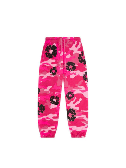 Denim Tears Camo Wreath Sweatpants Pink