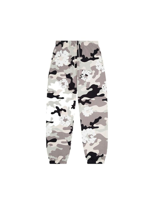 Denim Tears Camo Wreath Sweatpants White