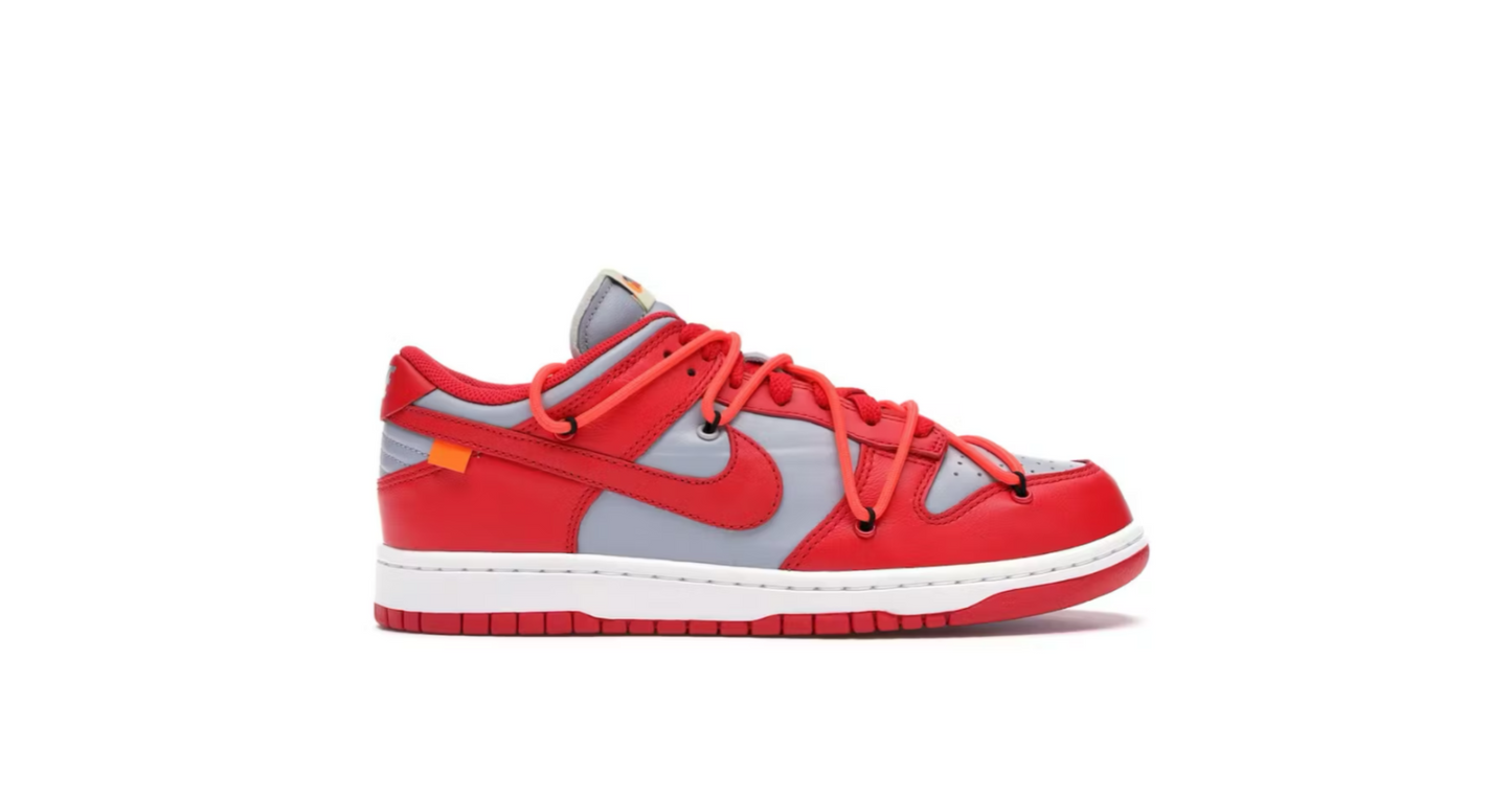 Nike Dunk Low Off White University Red