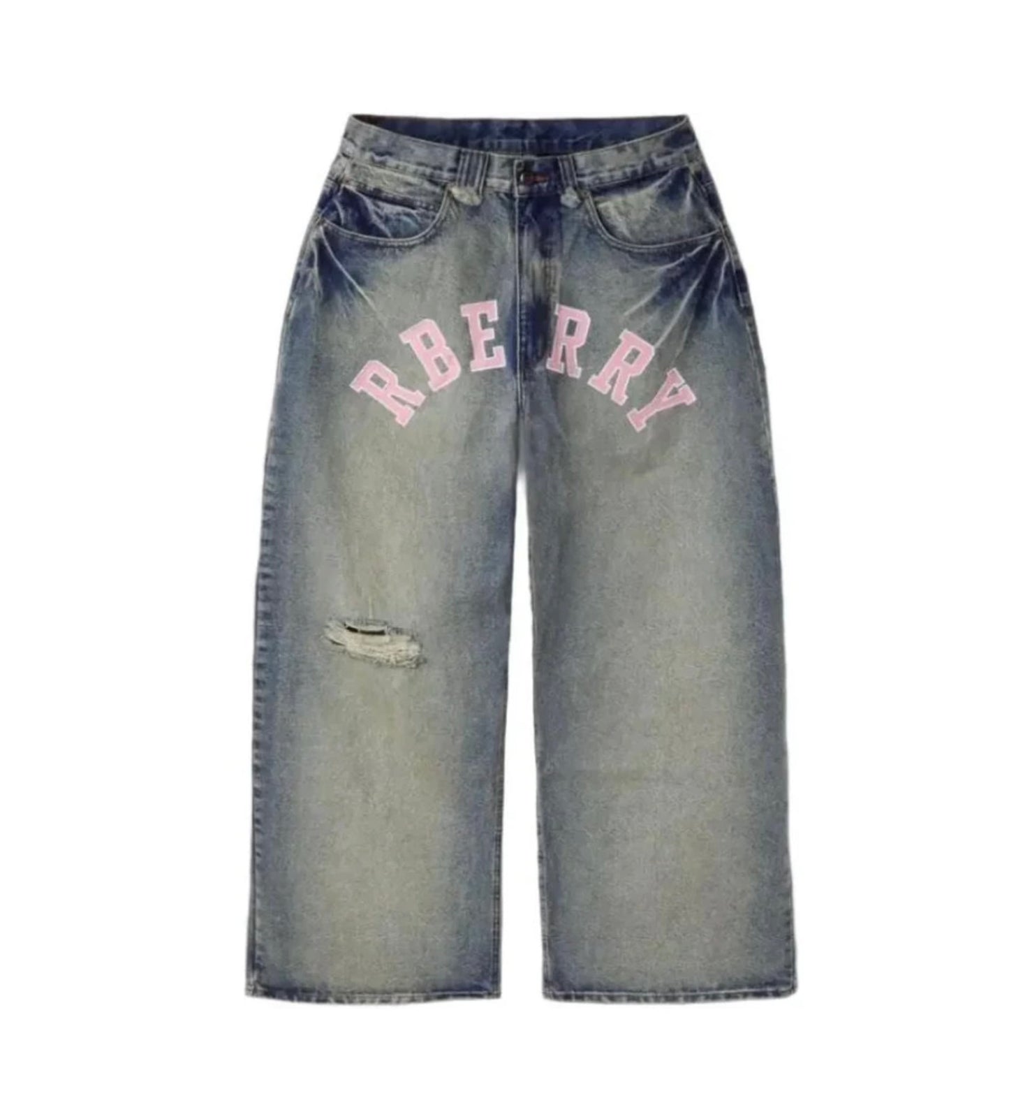 GV Gallery Raspberry Hills Rberry Logo Jeans Blue