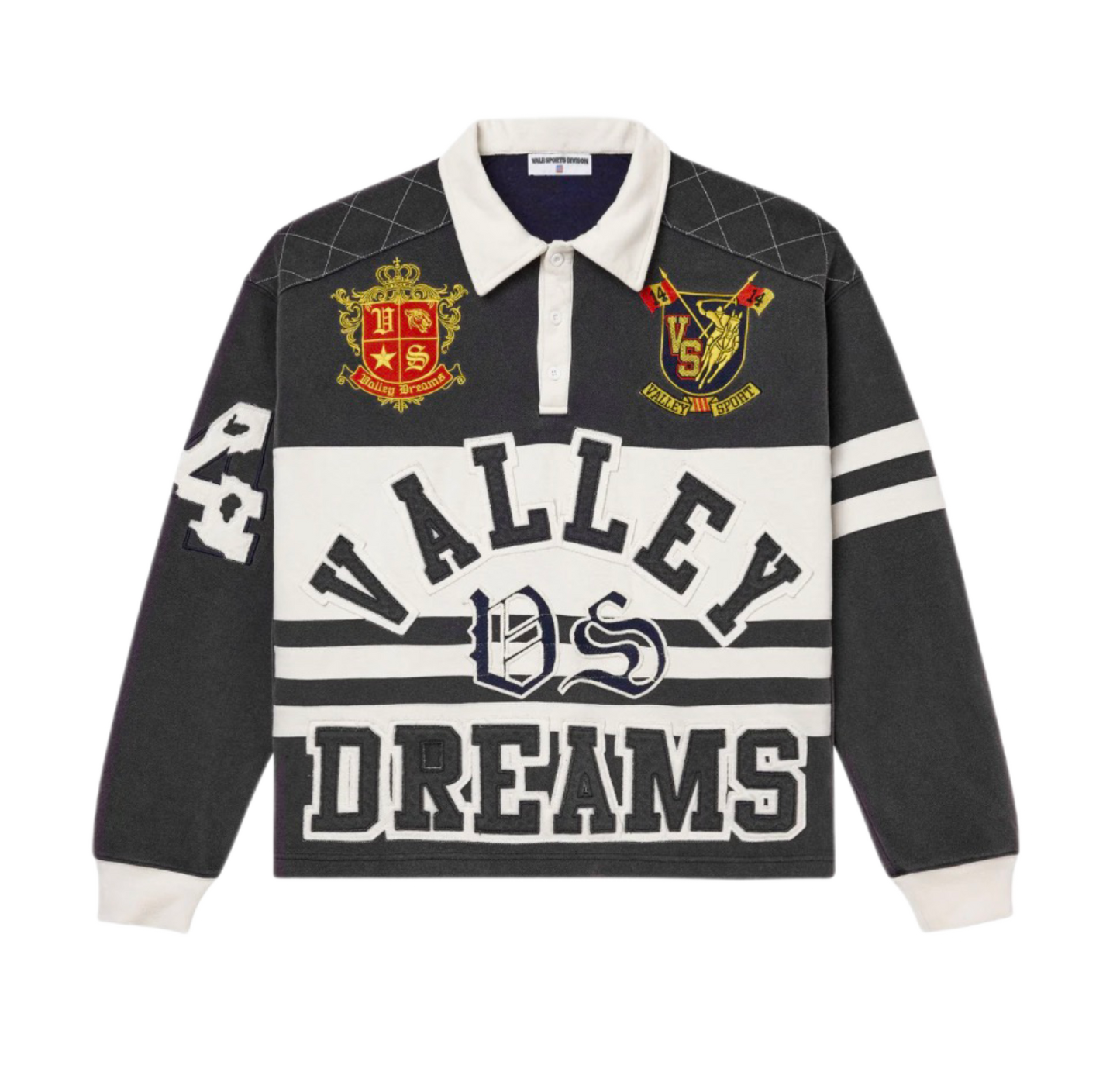 Vale Forever Dreams Rugby Long Sleeve  Black