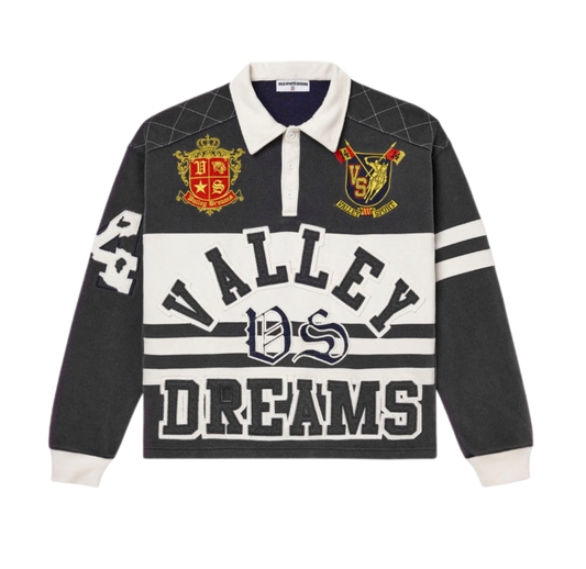 Vale Forever Dreams Rugby Long Sleeve  Black