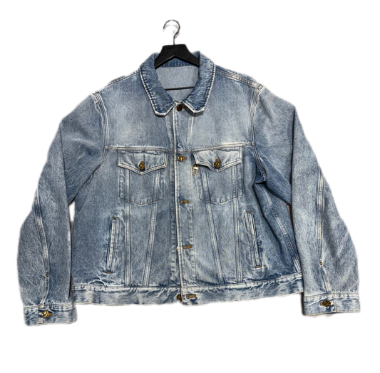 Louis Vuitton Staples Edition DNA Jean Jacket Light Blue (PREOWNED)