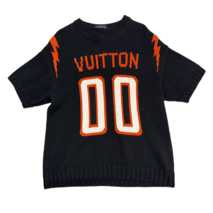 Louis Vuitton Knitted Football Jersey Black (PREOWNED)