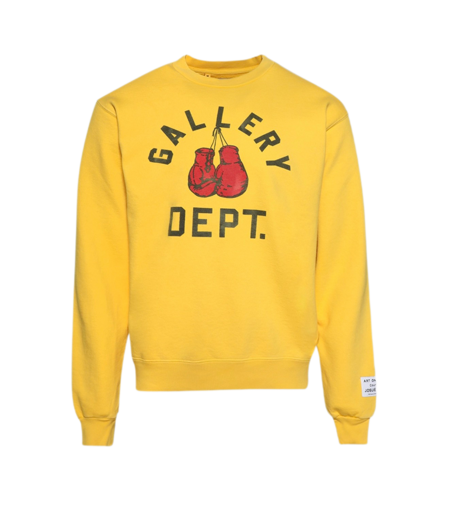 Gallery Dept Boxing Merch Crewneck Gold Yellow