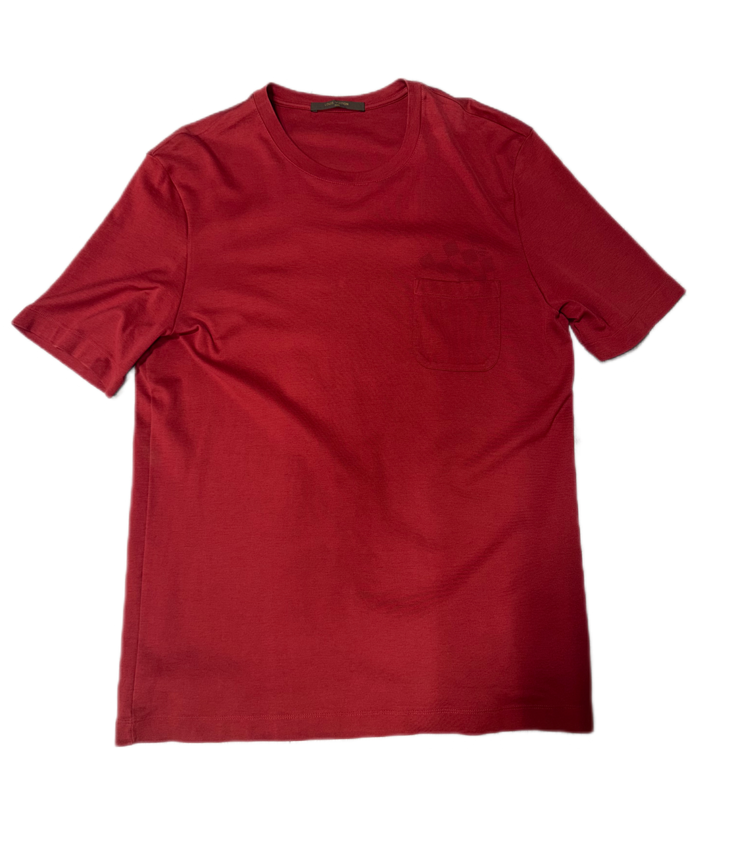 Louis Vuitton Pocket T-Shirt Red (PREOWNED)