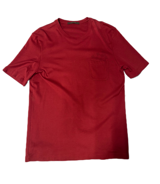 Louis Vuitton Pocket T-Shirt Red (PREOWNED)