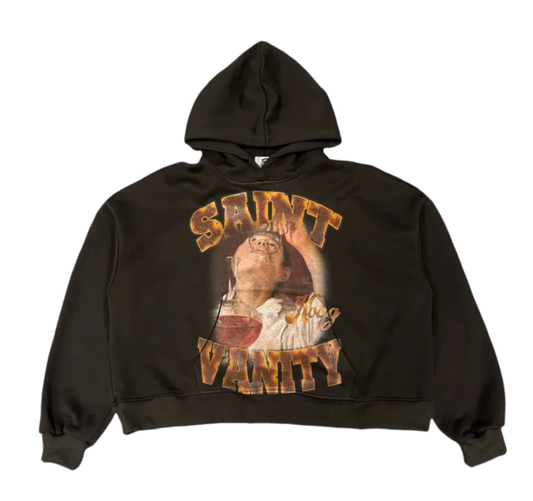 Saint Vanity Hourglass Hoodie Brown