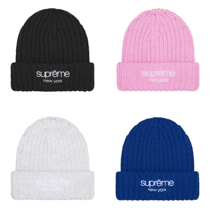 Supreme Chunky Rib Classic Logo Beanie