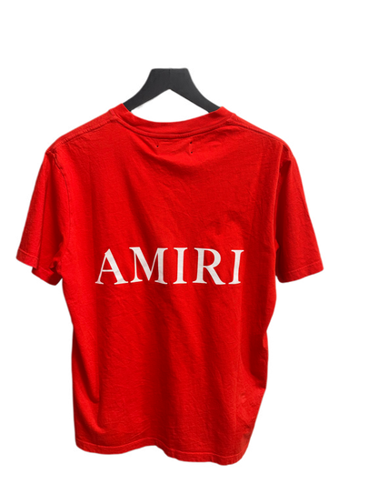 Amiri MA Logo T-Shirt Red (PREOWNED)