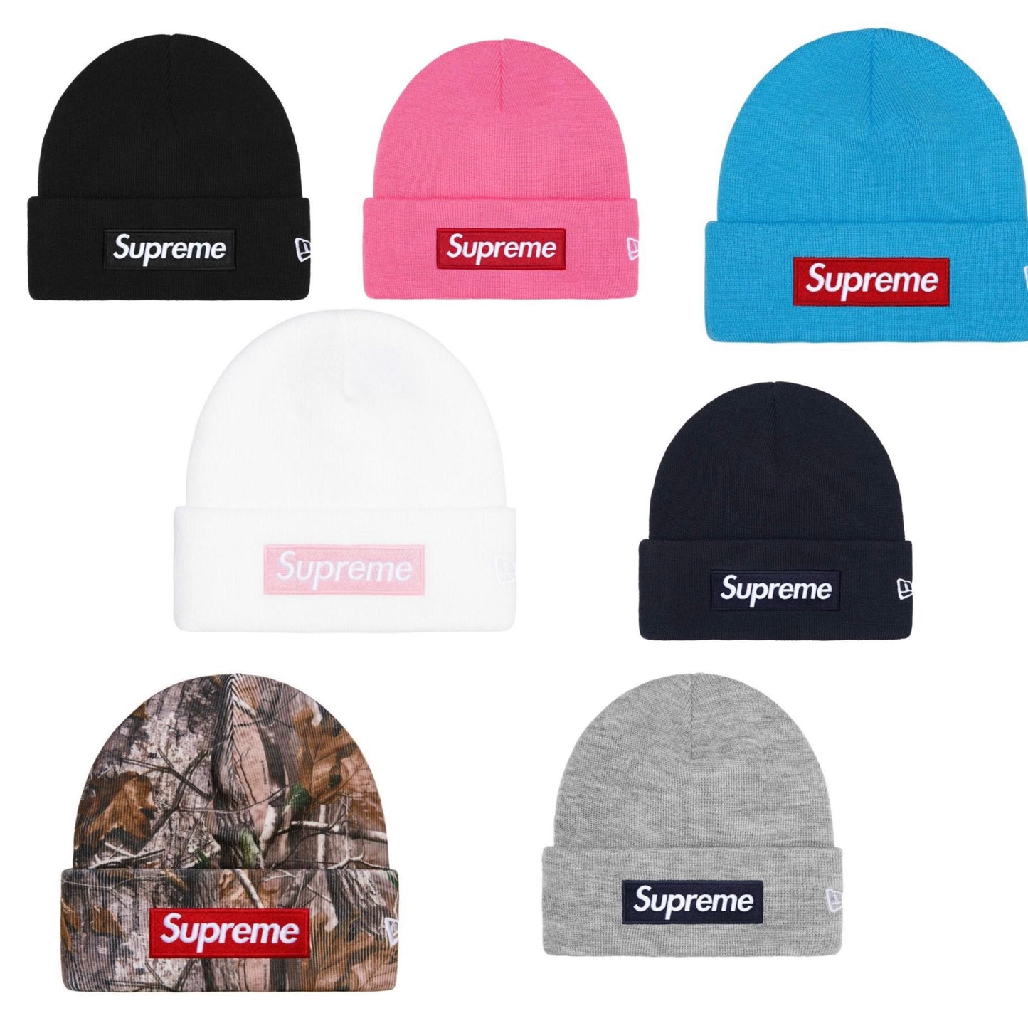 Supreme New Era Box Logo Beanie