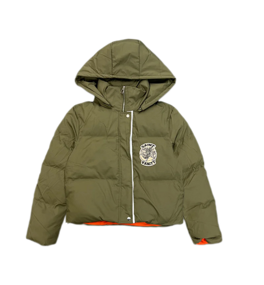 Saint Vanity Puffer Jacket Olive