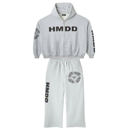 Happy Memories Dont Die Chimestone Sweatsuit Grey