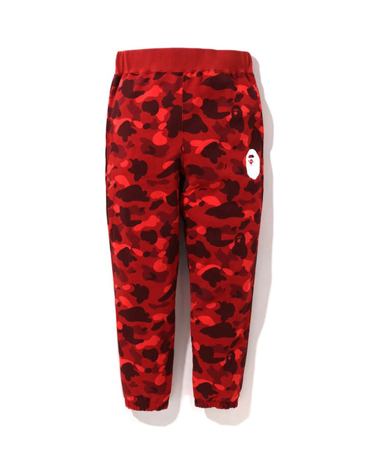 Bape Color Camo Sweatpants Red