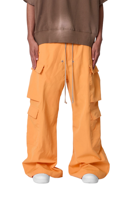 MNML Rave Double Cargo Pants Orange