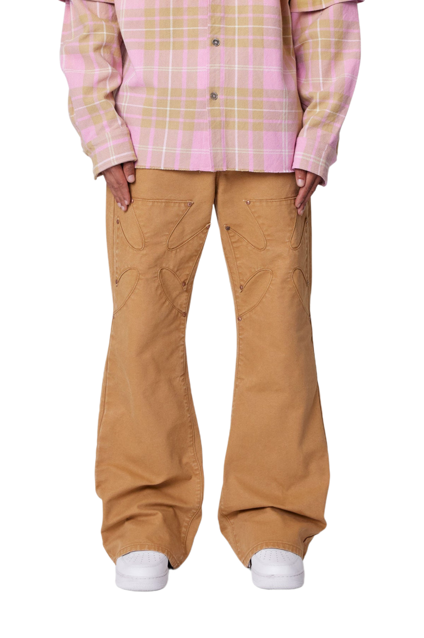 MNML Iron Cross Jeans Tan
