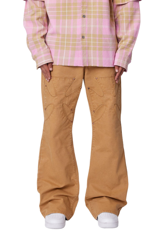 MNML Iron Cross Jeans Tan