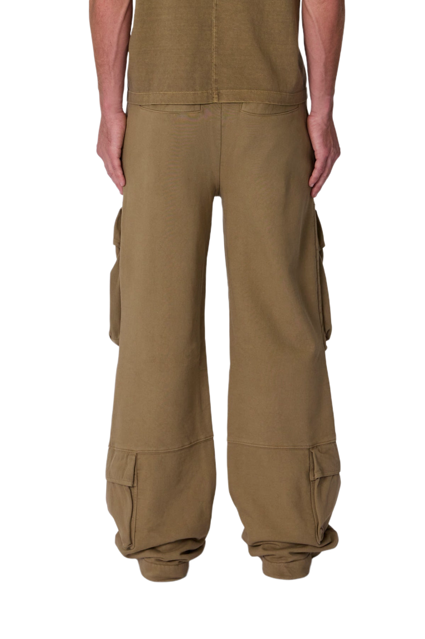 MNML Front Cargo Sweatpants Washed Earth