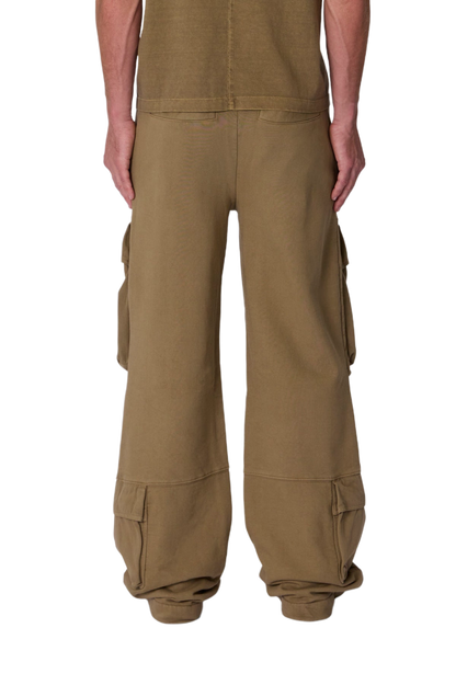 MNML Front Cargo Sweatpants Washed Earth
