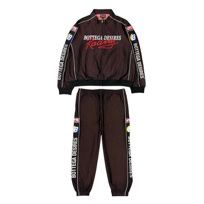 Bottega Desires Race Track Suit Black