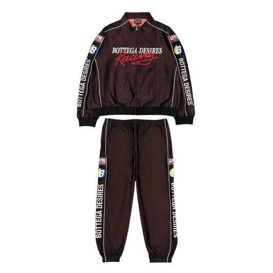 Bottega Desires Race Track Suit Black