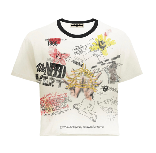 Vertabrae Detention T-Shirt Cream