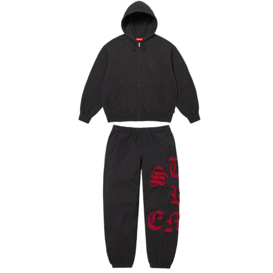 Supreme Cut Out Sweatsuit Black