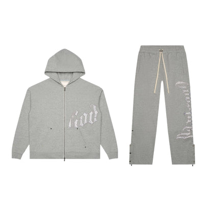 Godspeed OG Logo Sweatsuit Grey/Satin