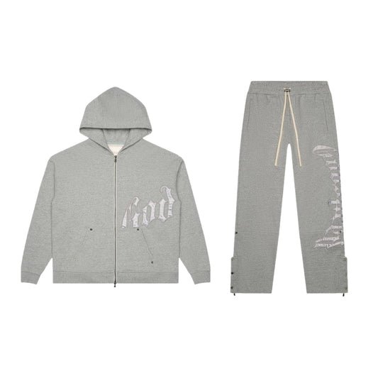 Godspeed OG Logo Sweatsuit Grey/Satin