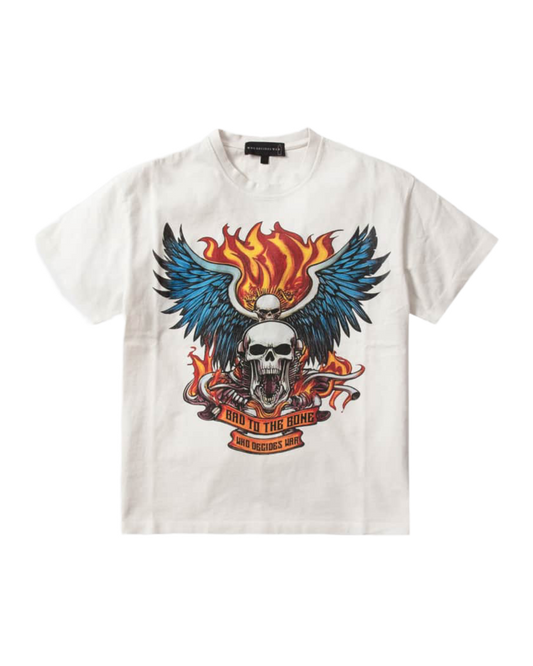 Who Decides War Bad To Bone T-Shirt Cloud